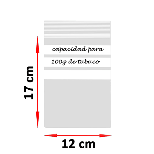 Bolsas herméticas para tabaco Formato C (12x17cm)