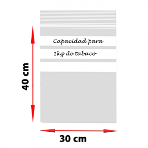 Bolsas herméticas para tabaco Formato E (30x40cm)
