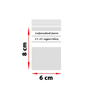 Bolsas herméticas para tabaco Formato A (6x8cm)