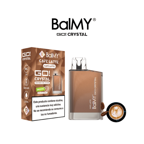 Pod desechable BalMY GO Crystal 20mg/ml nicotina – Café Latte