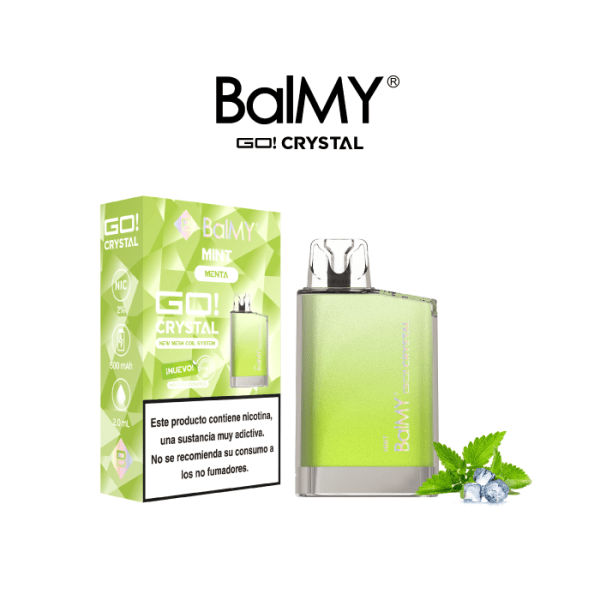 Pod desechable BalMY GO Crystal 20mg/ml nicotina – Menta