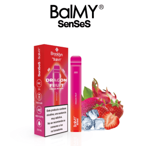 Pod/Vaper desechable Brooklyn Balmy Senses 800 Puff 40mg nicotina – Fresa y Pitaya