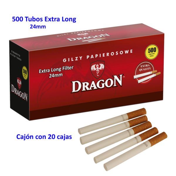 Tubos Filtro extralargo Dragon (500-10.000 uds)