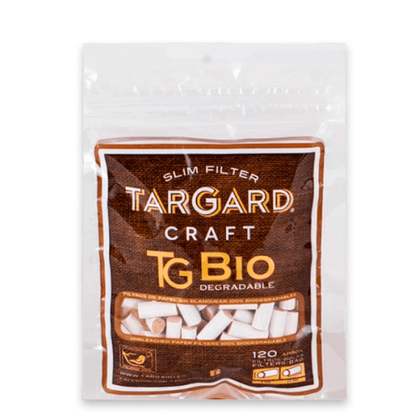 Filtros Biodegradables TarGard Slim 120 uds