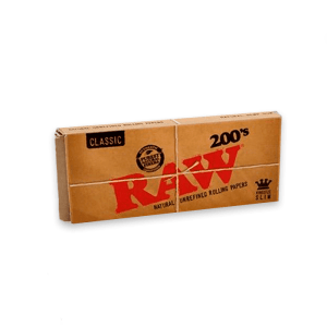 Papel de fumar Raw King Size Slim 200 hojas Classic