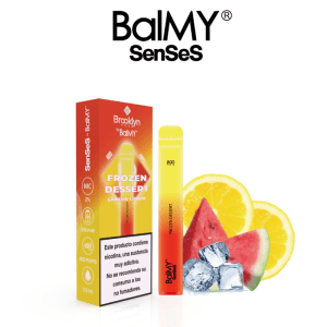 Pod/Vaper desechable Brooklyn Balmy Senses 800 Puff 40mg nicotina – Sandía y Limón